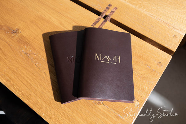 Branding_Dark_Brown_Thick_Leather_Menu_Cover