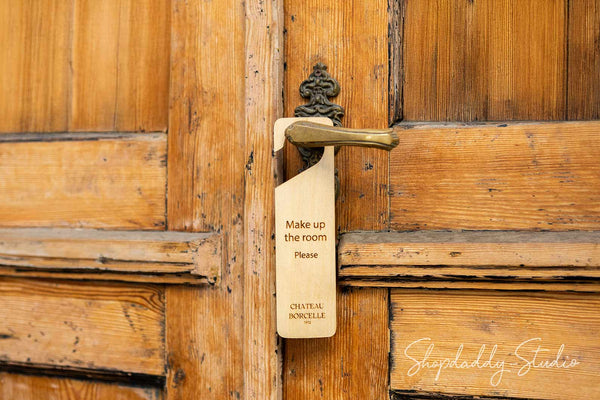 Double-Sided Wooden Door Hanger
