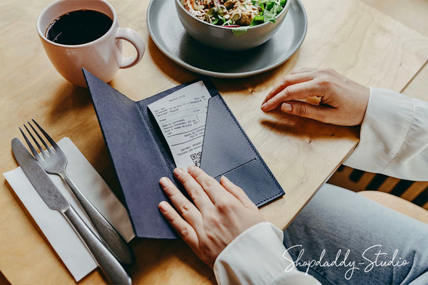 Personalized Server Book For Waiter For cafe