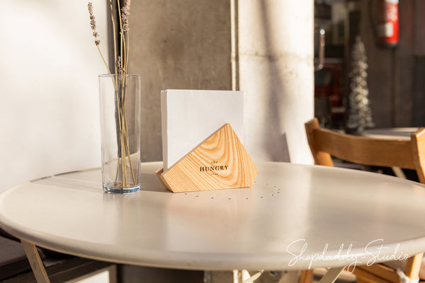 Personalized Wooden Table Napkin Holder for restaurant