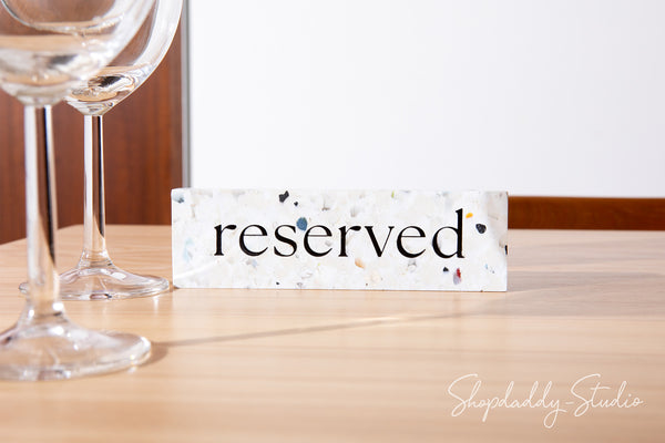 Stylish Table top Sign for restaurant