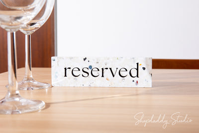 Stylish Table top Sign for restaurant
