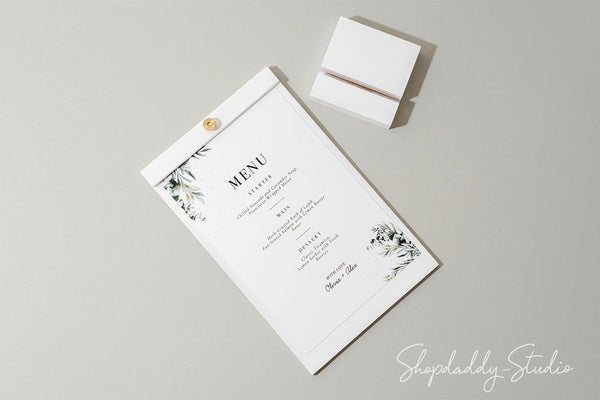 Wood White Angled Wooden Table Top Stand For Wedding