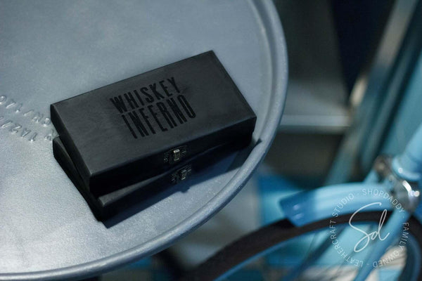 Black Wooden Bill Presenter Box
