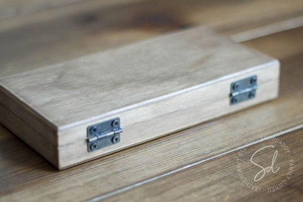 Walnut Wooden server Check Presenter Box
