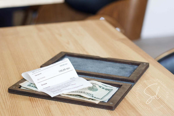 Green-Gray Check Holder with Magnets