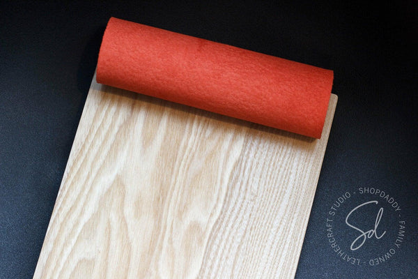 stylish Menu Board with Red Leather Cover