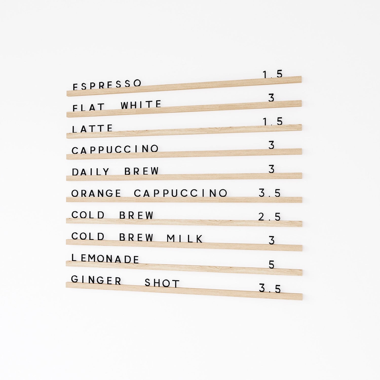 rail menu