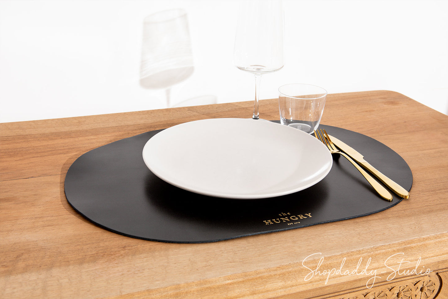 Сustom Black Placemat With Logo
