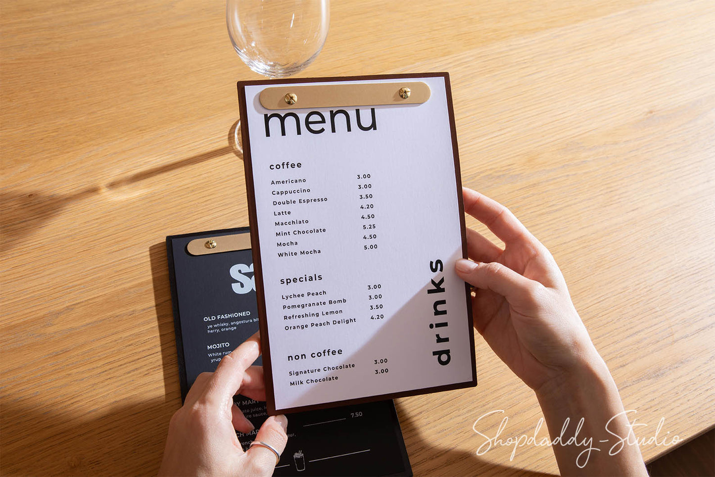 Custom_Cocktail_Menu_Holder_for_cafe