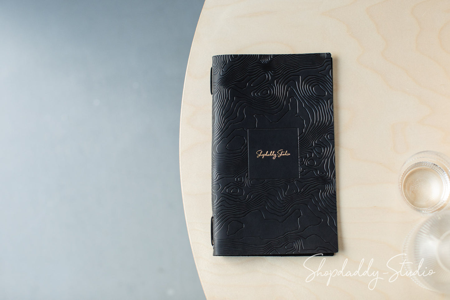 Custom Embossed leather Menu Covers