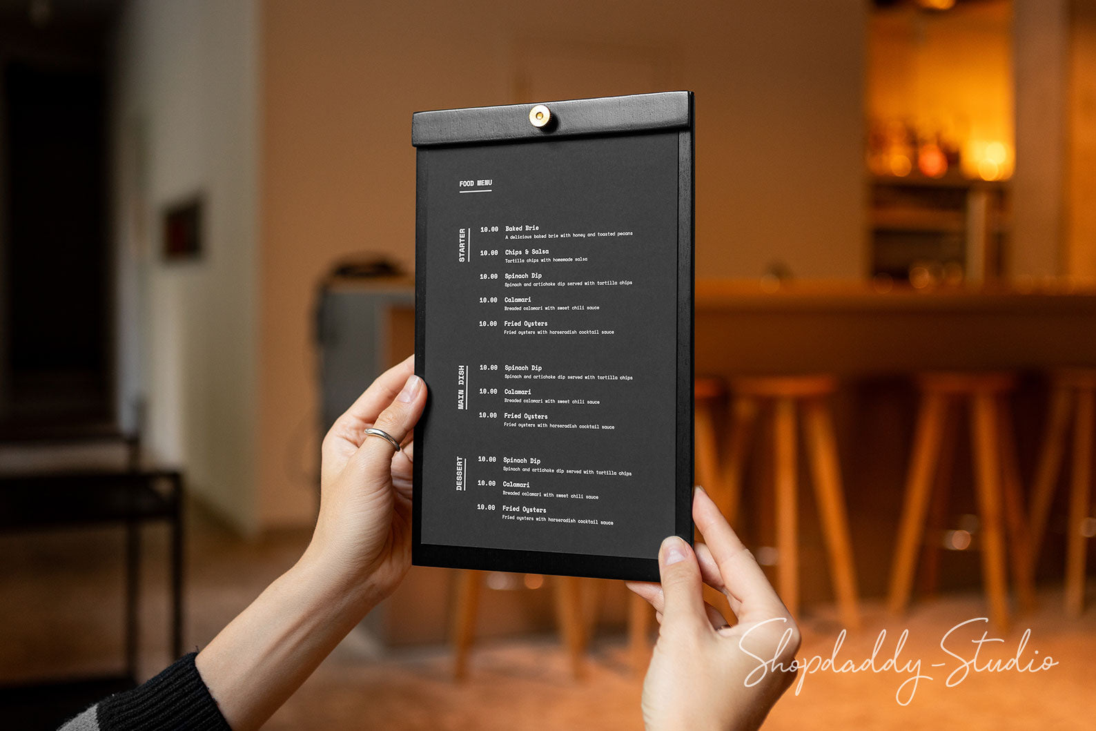 Plywood Menu Board with Brass Screw – Shopdaddy-Studio