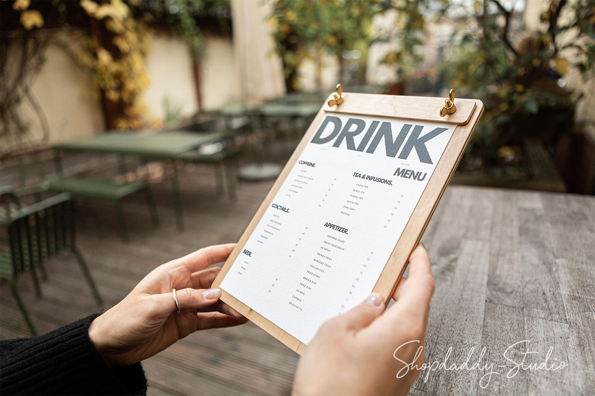 Custom_wood_menu_holder_for_restaurant