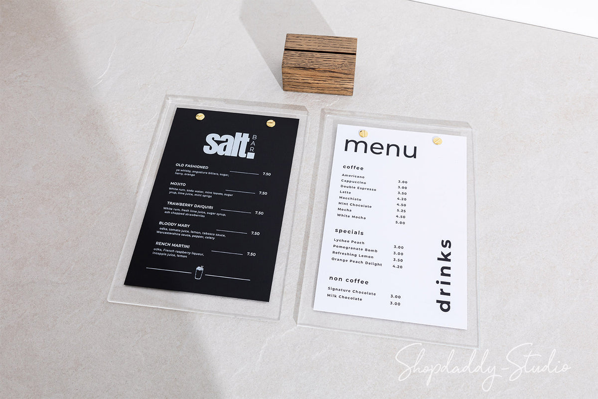 Elegant Acrylic Table Top Display 
