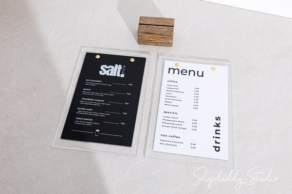 Elegant Acrylic Table Top Display 
