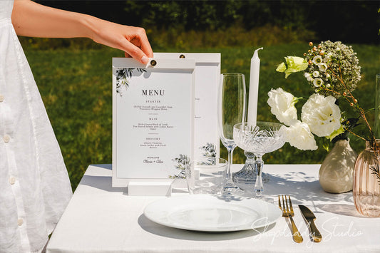 Elegant Wood Table Top Stand For Wedding Buffet