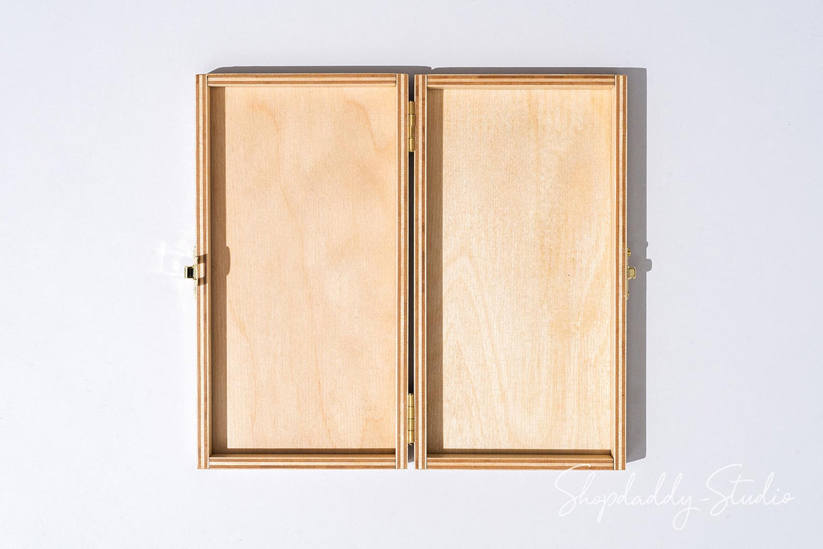 Lacquer Wooden Check Presenter Box for Hospitality
