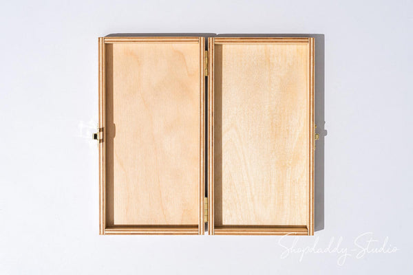 Lacquer Wooden Check Presenter Box for Hospitality