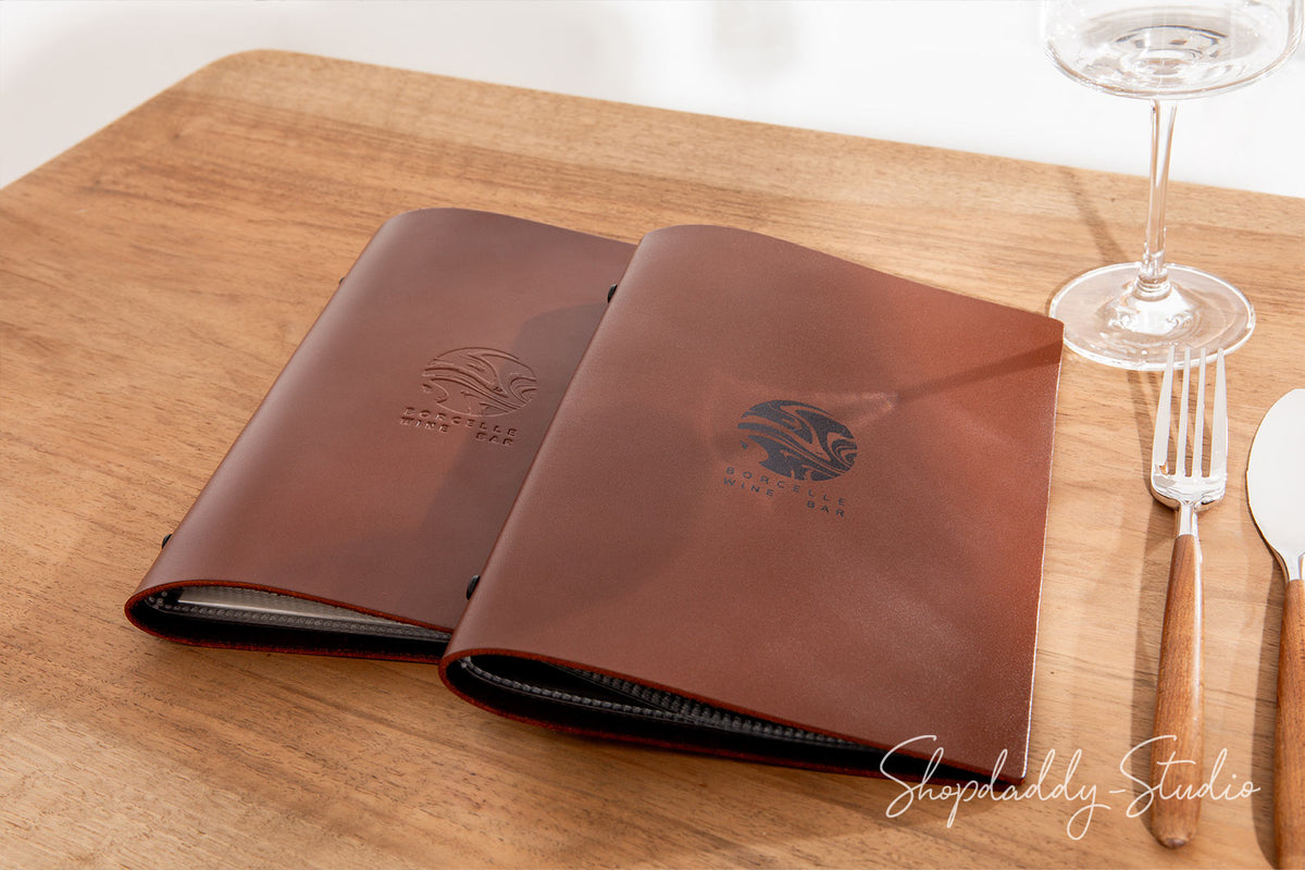 Leather Menu Cover for restaurant