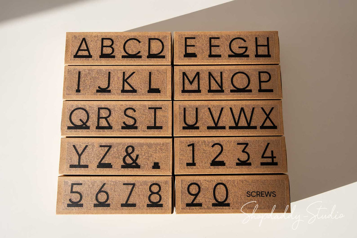 Minimalist Wall Menu Board With Wooden Rails & Changeable Letters