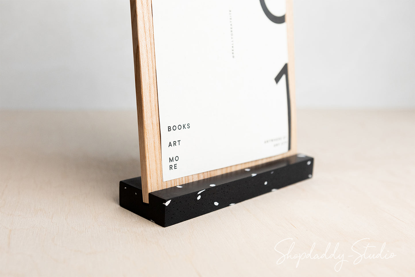 Minimalist Wooden Menu Holder 