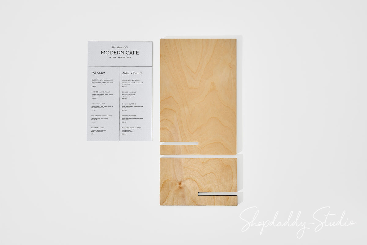 Modern Lacquer Plywood Angled Table Tent