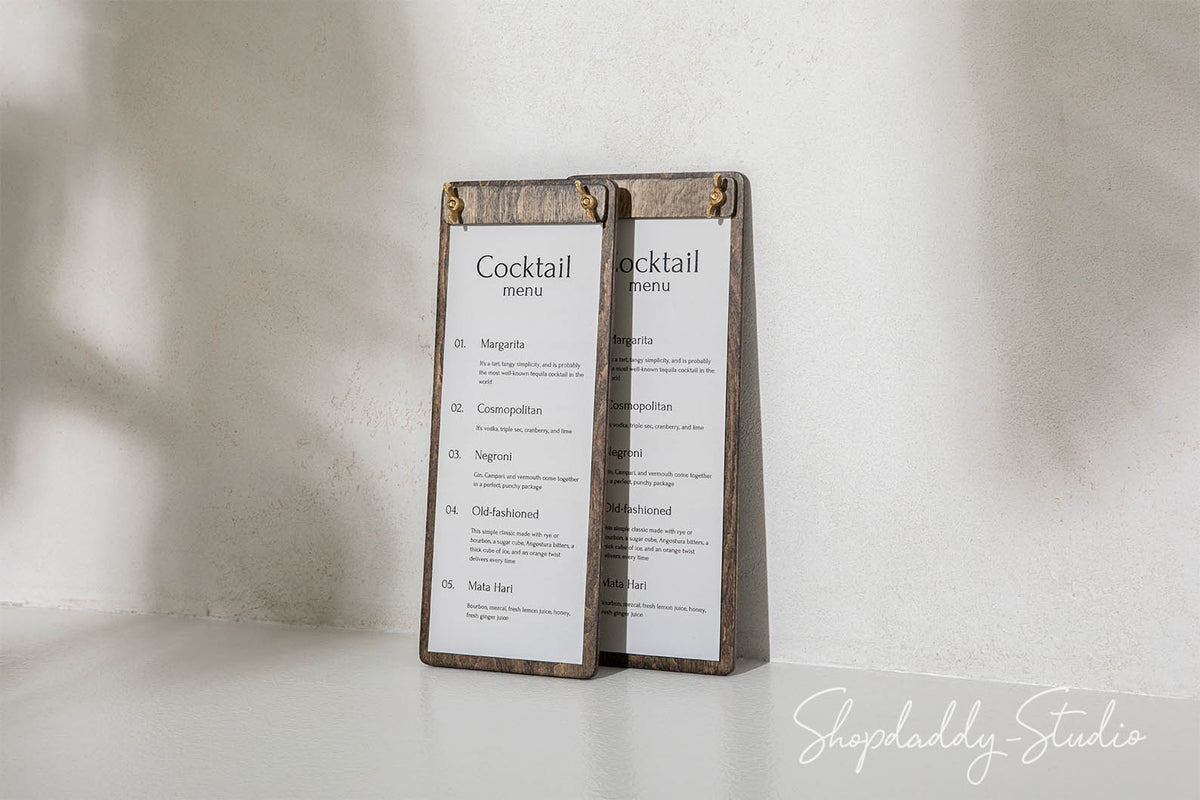 Modern Restaurant Menu Board