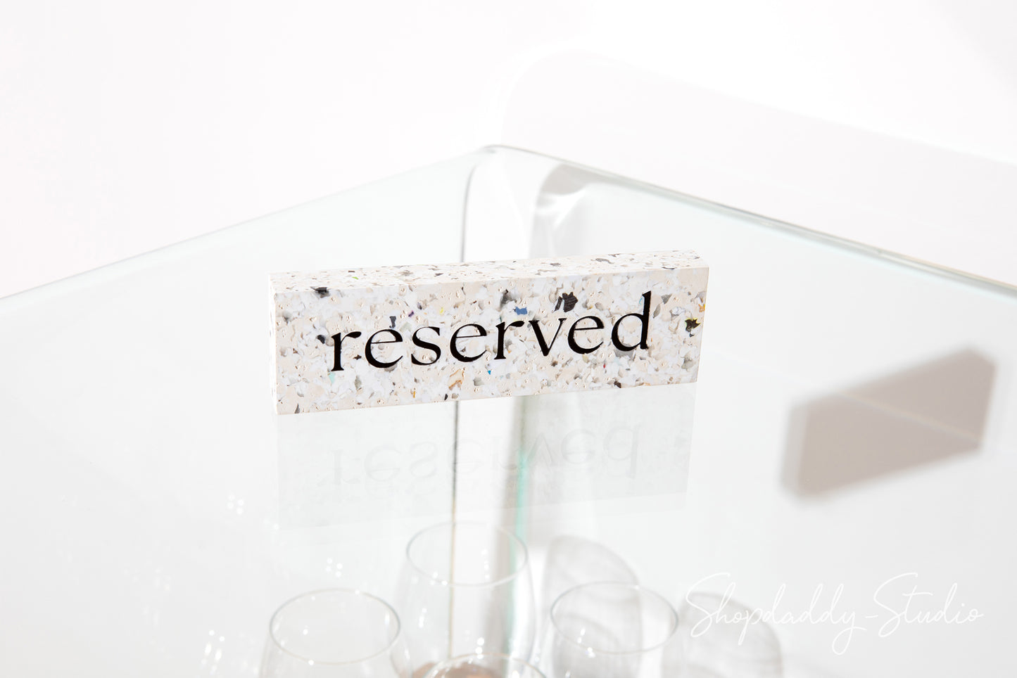 Modern Table top Sign for restaurant