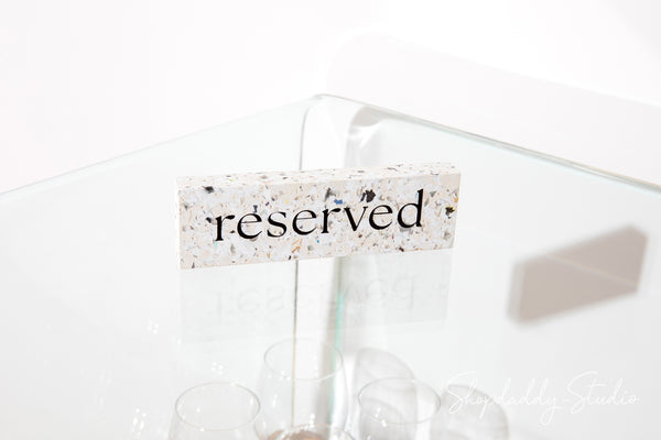 Modern Table top Sign for restaurant