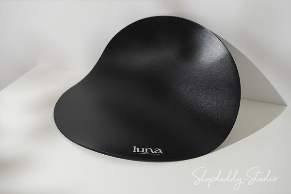 Personalized Leather Round Place mat for restaurant