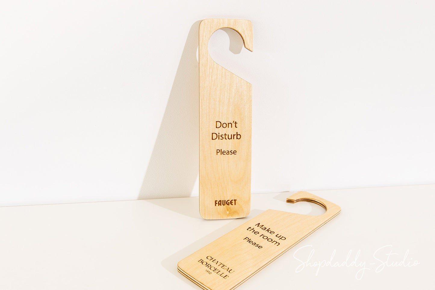 Personalized Plywood Door Hanger for hospitality