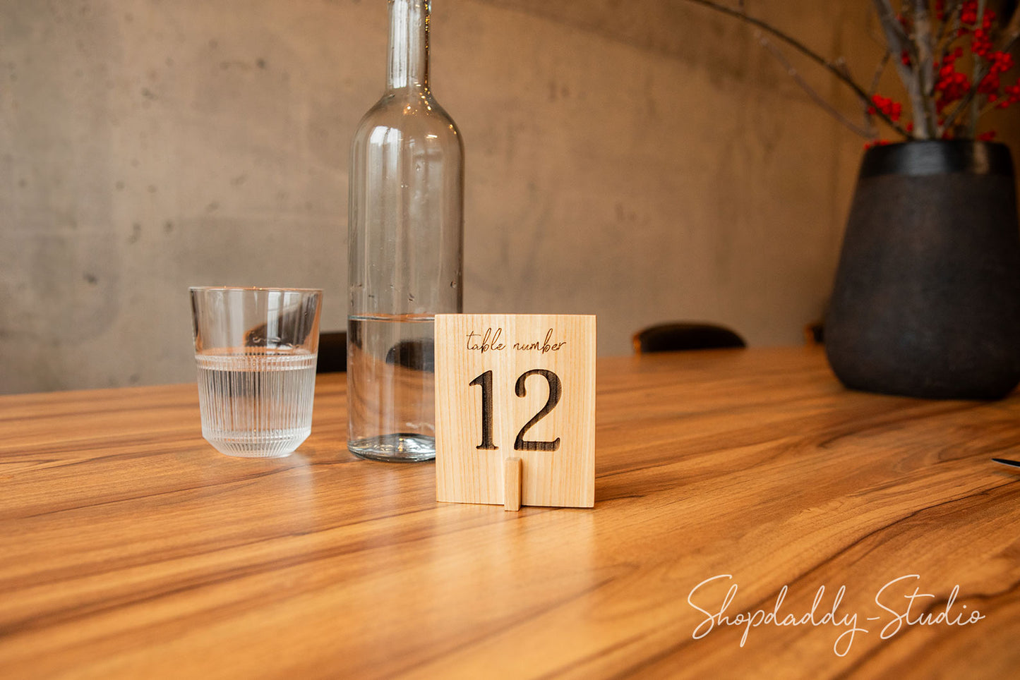 Personalized Set Of Table Numbers With Qr Code for wedding