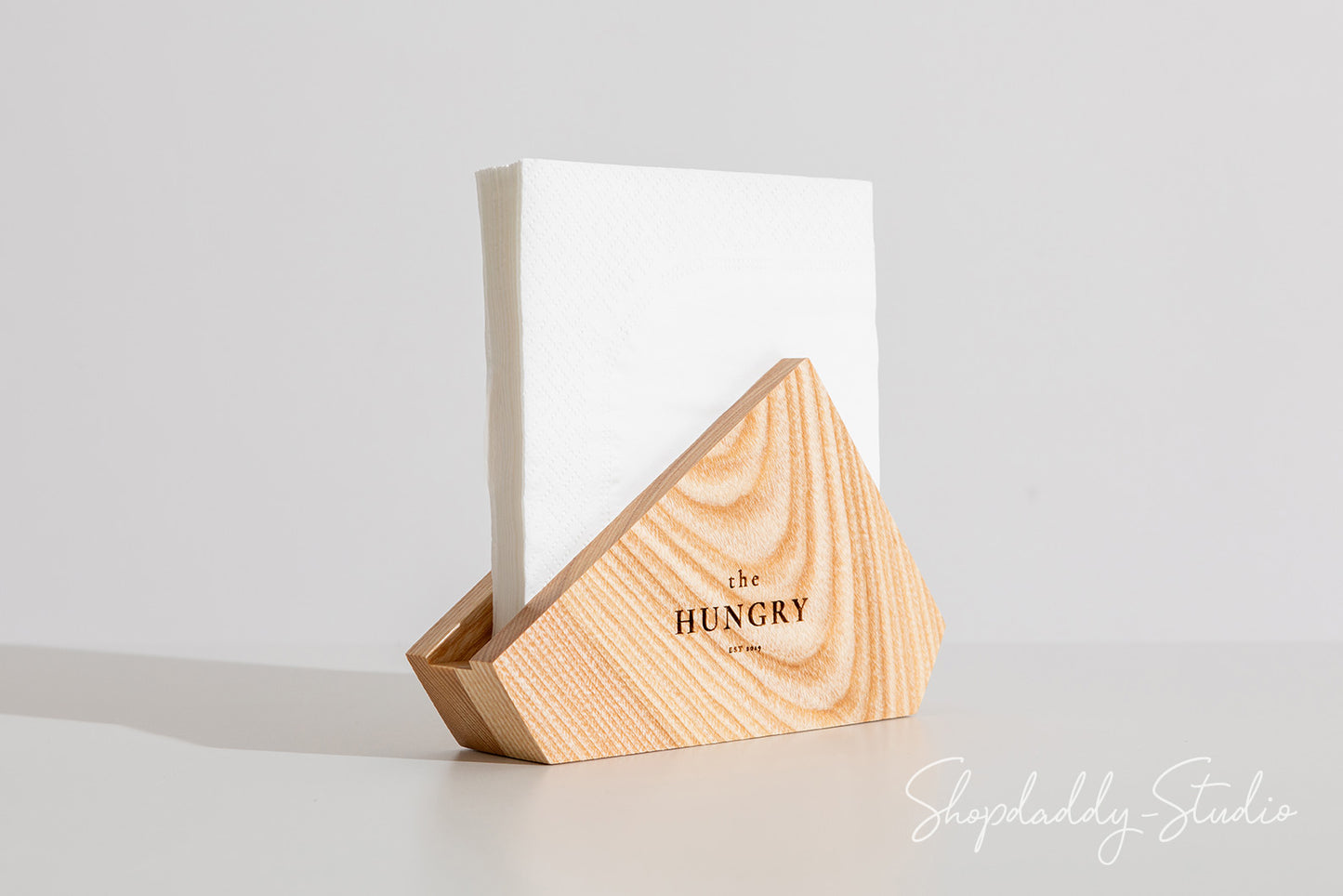 Personalized Wooden Napkin Holder for bar