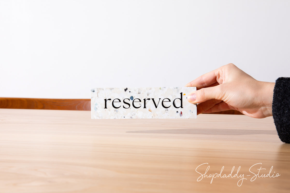 Portable Restaurant Reserved Sign