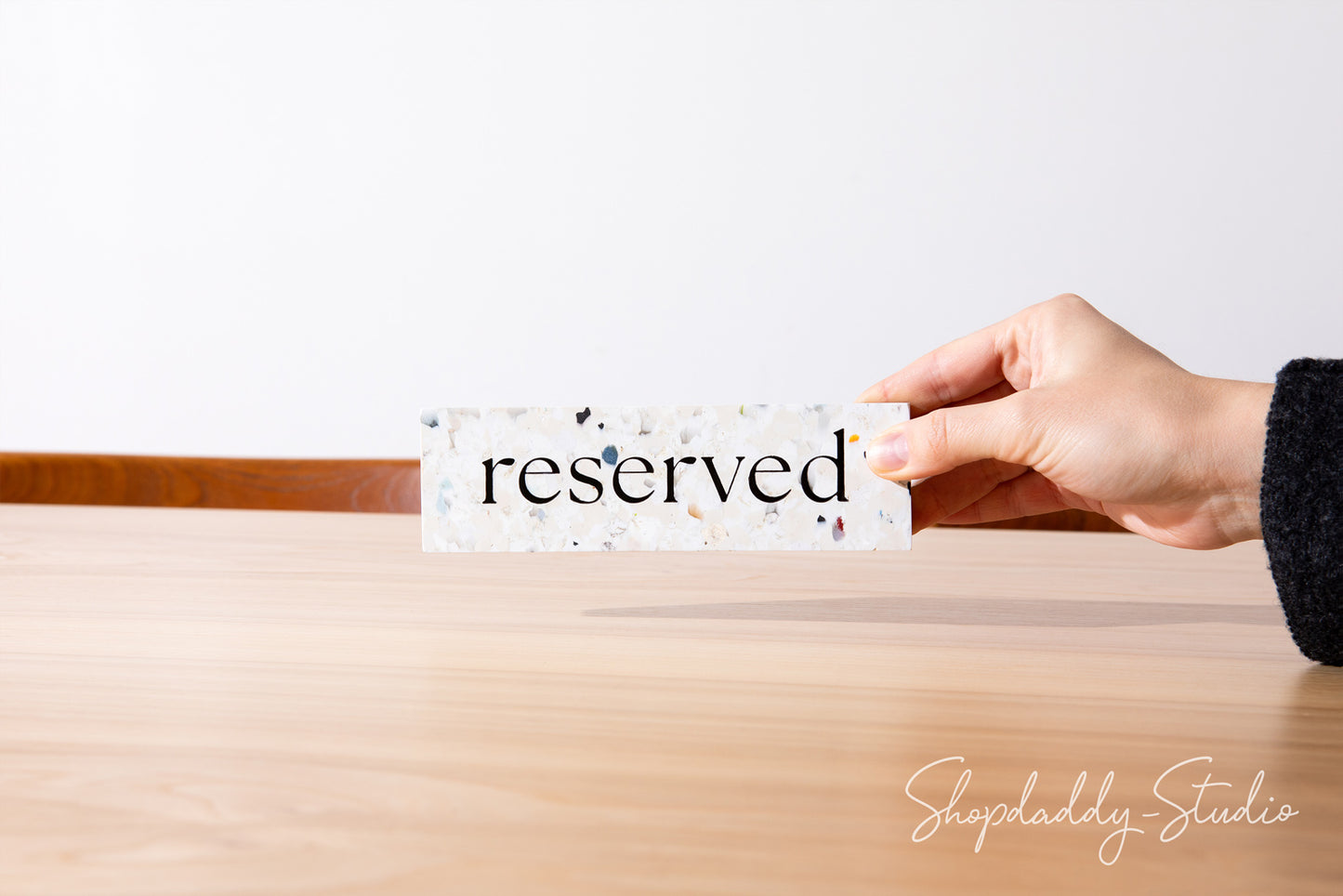 Portable Restaurant Reserved Sign
