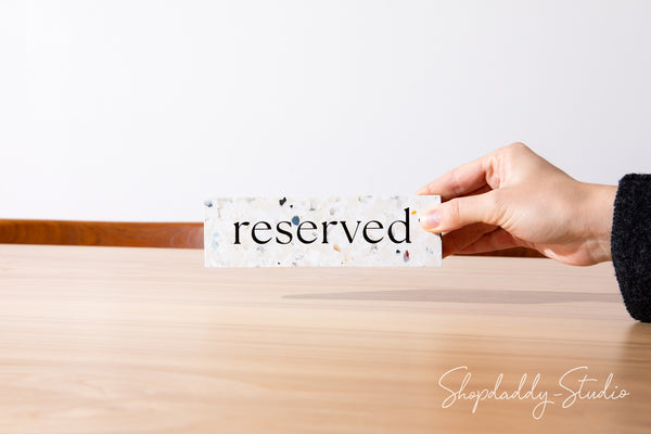 Portable Restaurant Reserved Sign