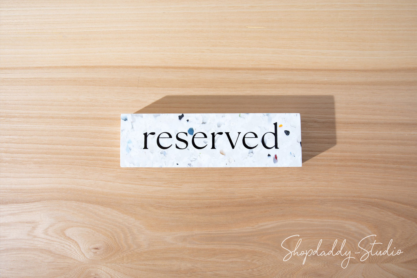 Portable Restaurant Reserved Sign For Table