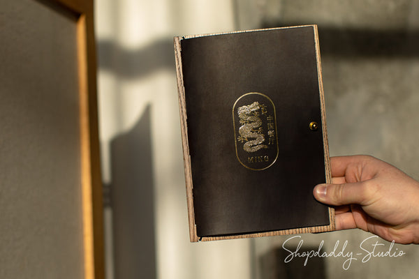 Restaurant Black Leather Menu Covers
