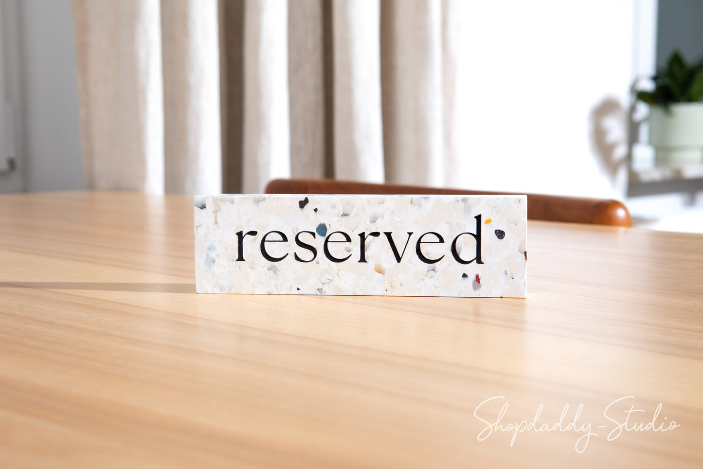 Restaurant Reserved Sign