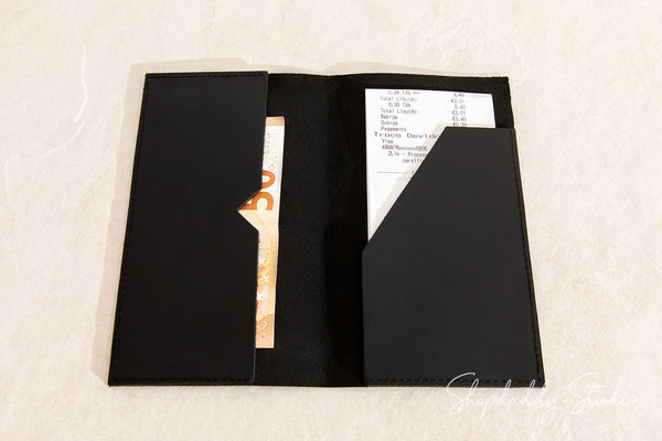 Server Leather Restaurant Checks with Two Pockets