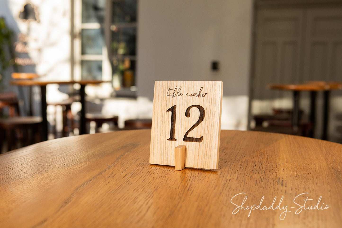 Set Of Table Numbers With Qr Code for restaurant