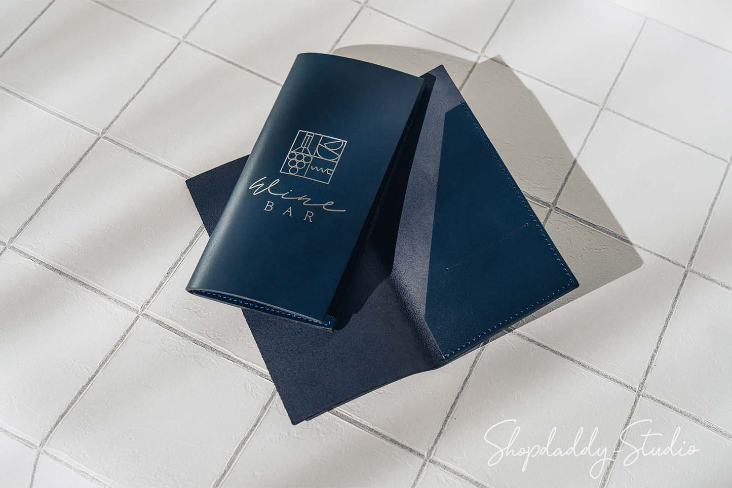Stylish Italian Leather Server Book for restaurant