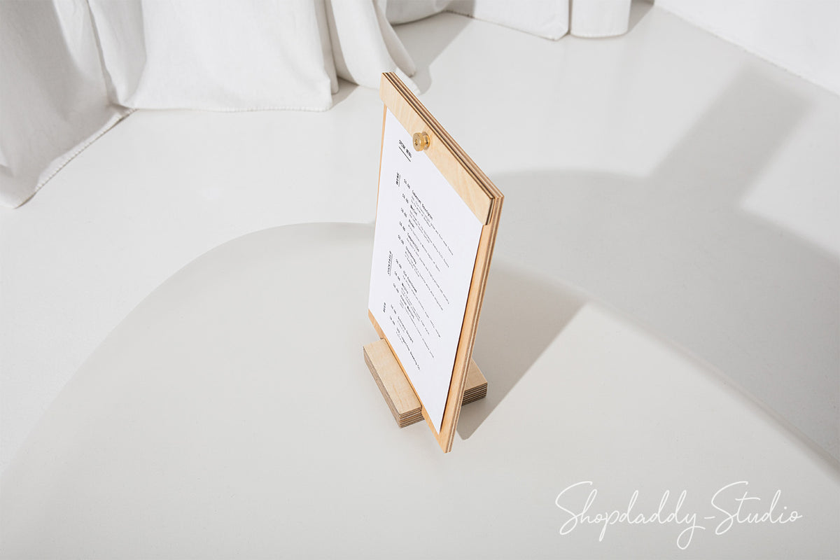 Stylish Tabletop Menu Holder