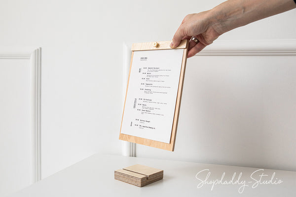 Stylish Tabletop Menu Holder for restaurant