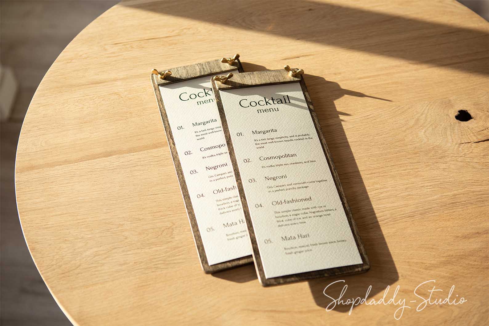 Menu Boards | Shopdaddy-Studio