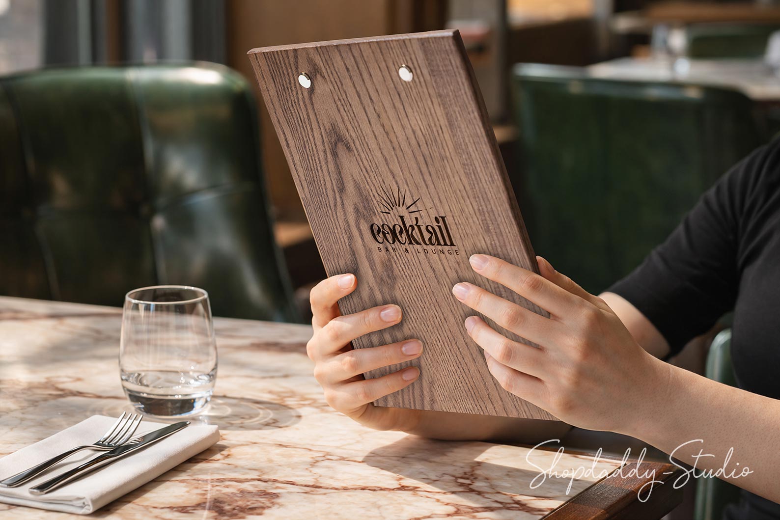 Walnut Wooden Menu Board – Shopdaddy-Studio