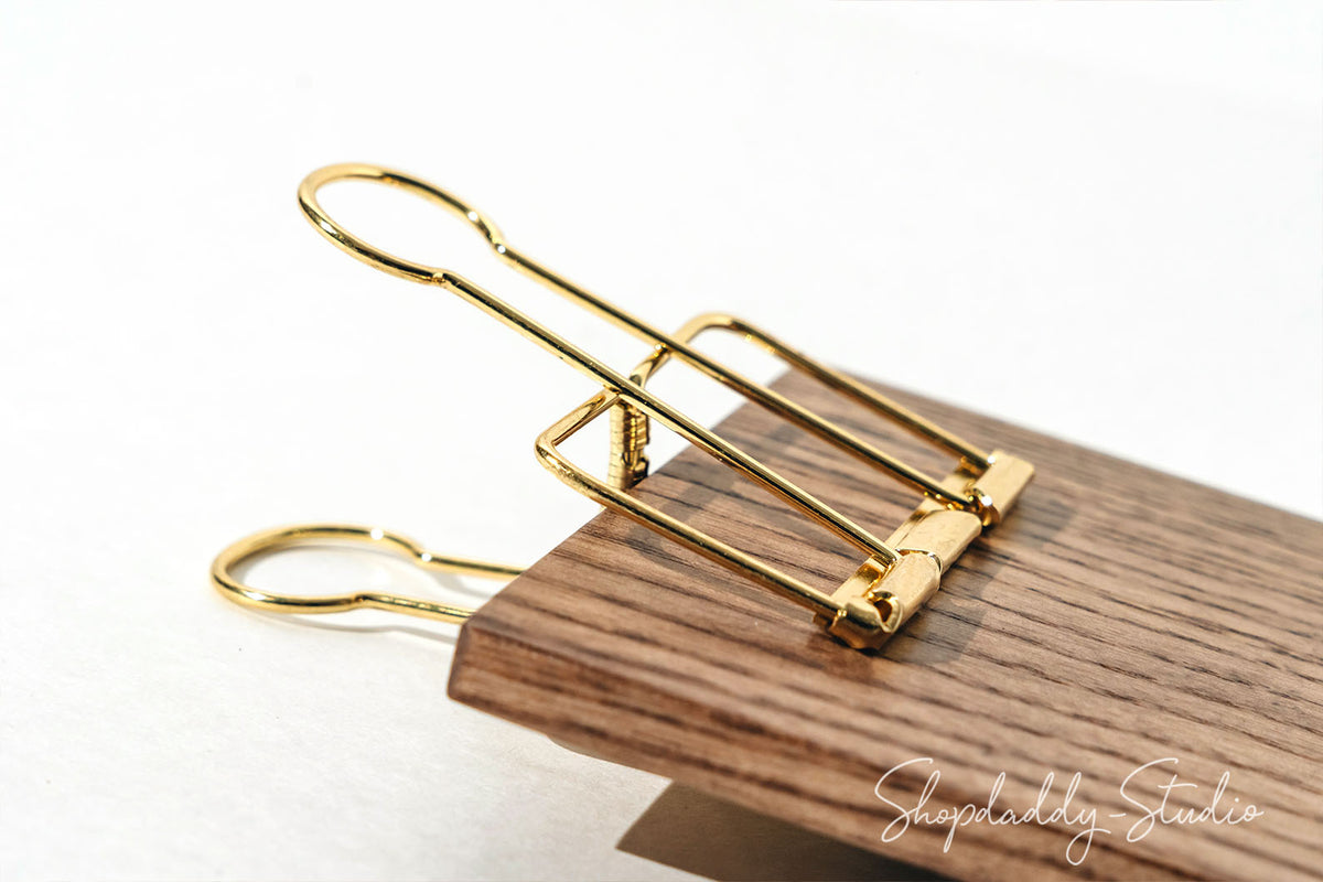 Wood Bill Holder with Golden Binder for restaurants