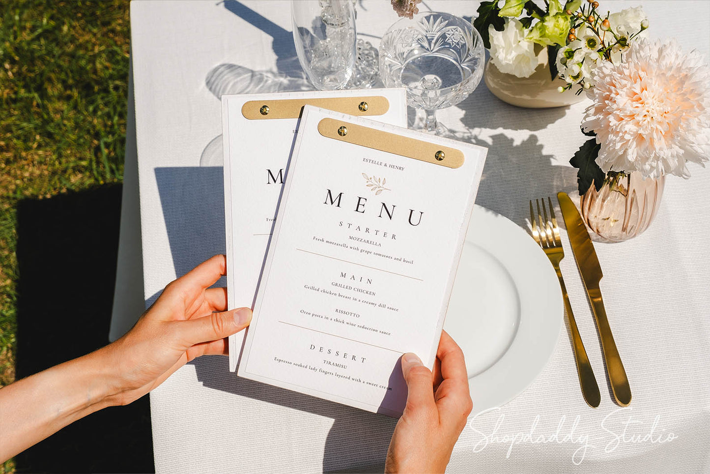 Wood Boho White Menu Board For Wedding Bar Menu