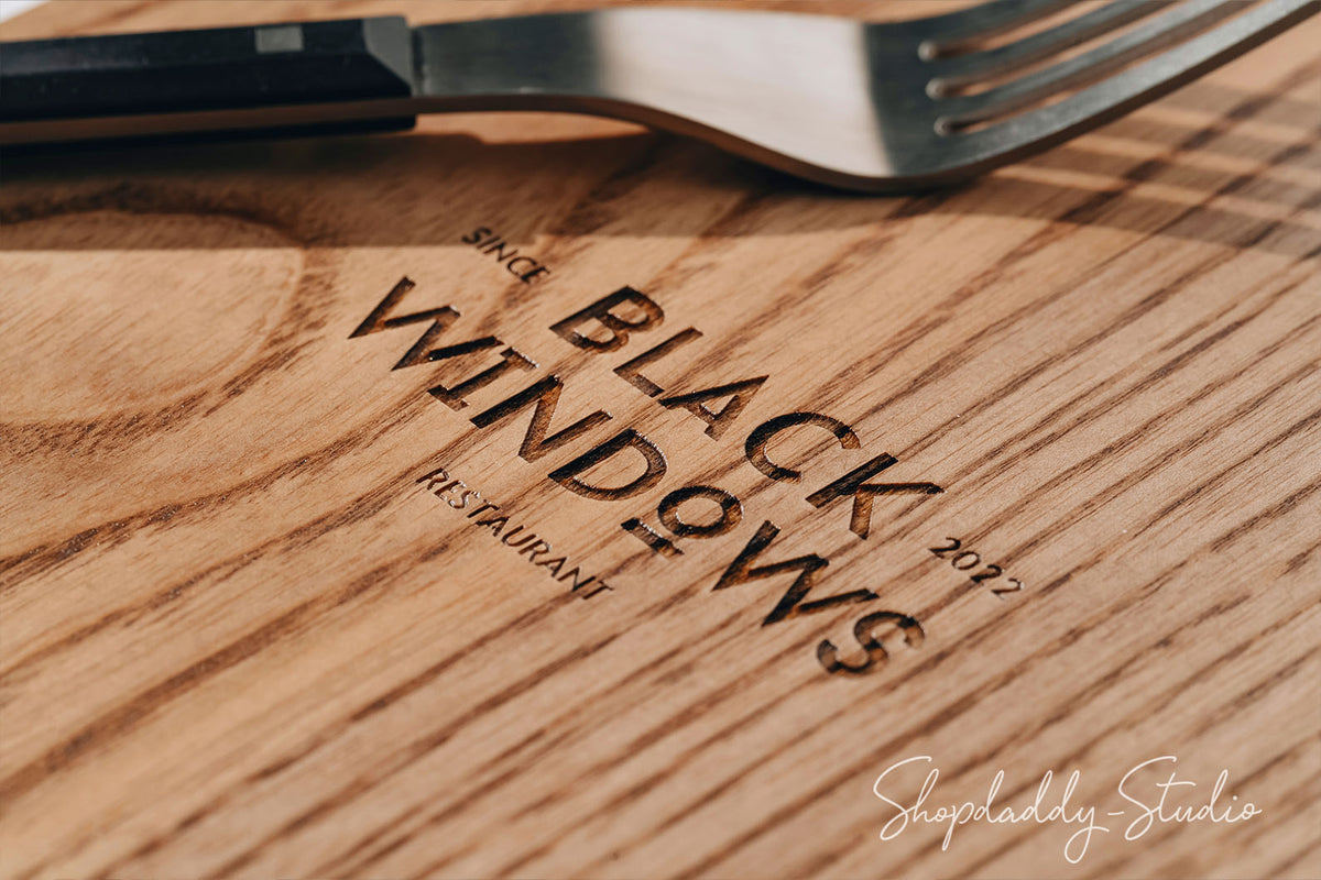 Wood Menu Holder with Elastic Band for wine list menu