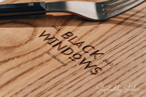 Wood Menu Holder with Elastic Band for wine list menu